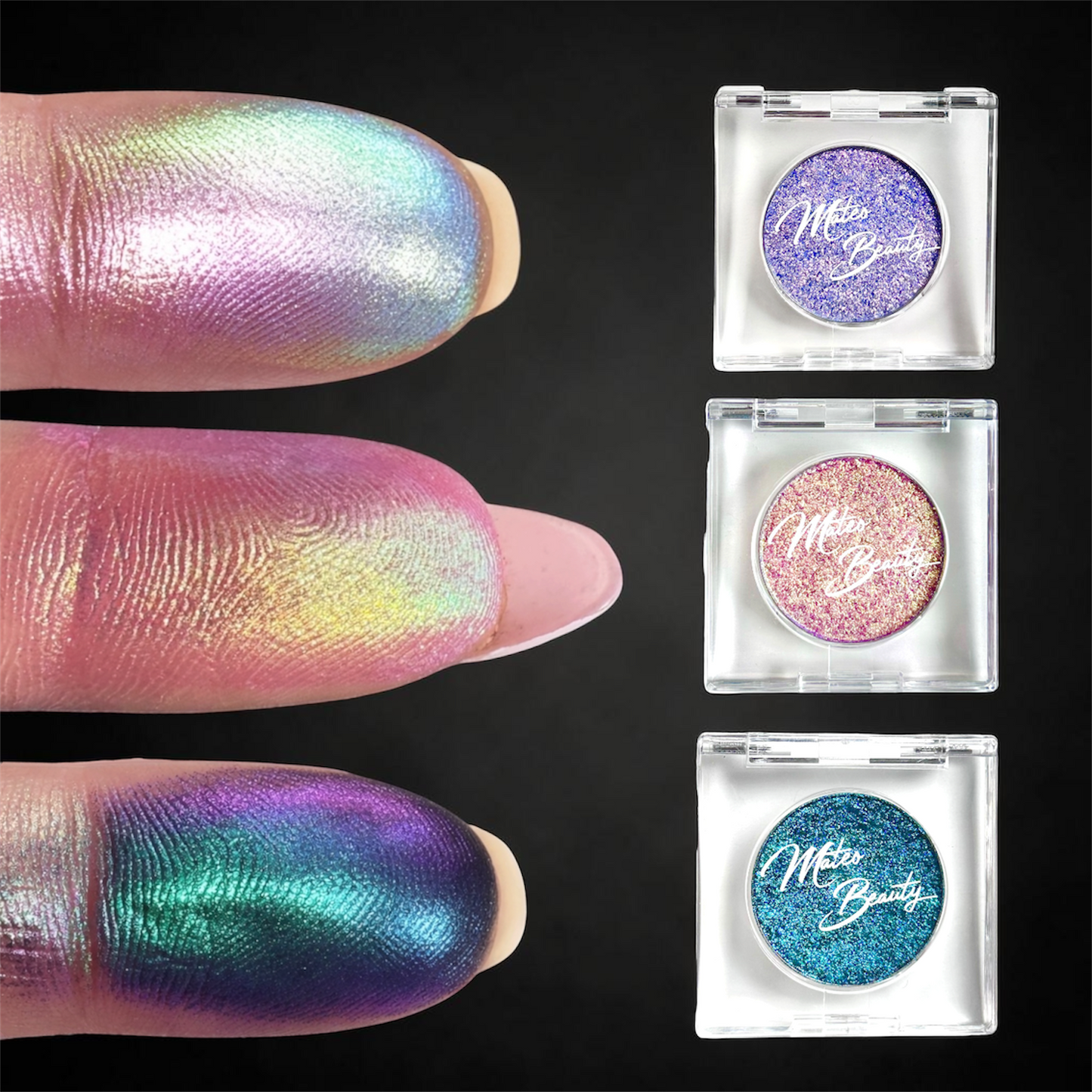 Multi-Chrome Shimmer Eyeshadow In Compact Case
