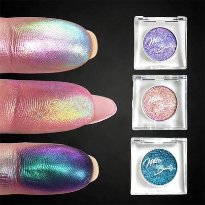 Multi-Chrome Shimmer Eyeshadow In Compact Case