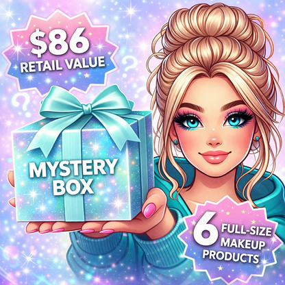 Mystery Makeup Box | $86 Retail Value | 6 Full Size Makeup Products | Limited Stock