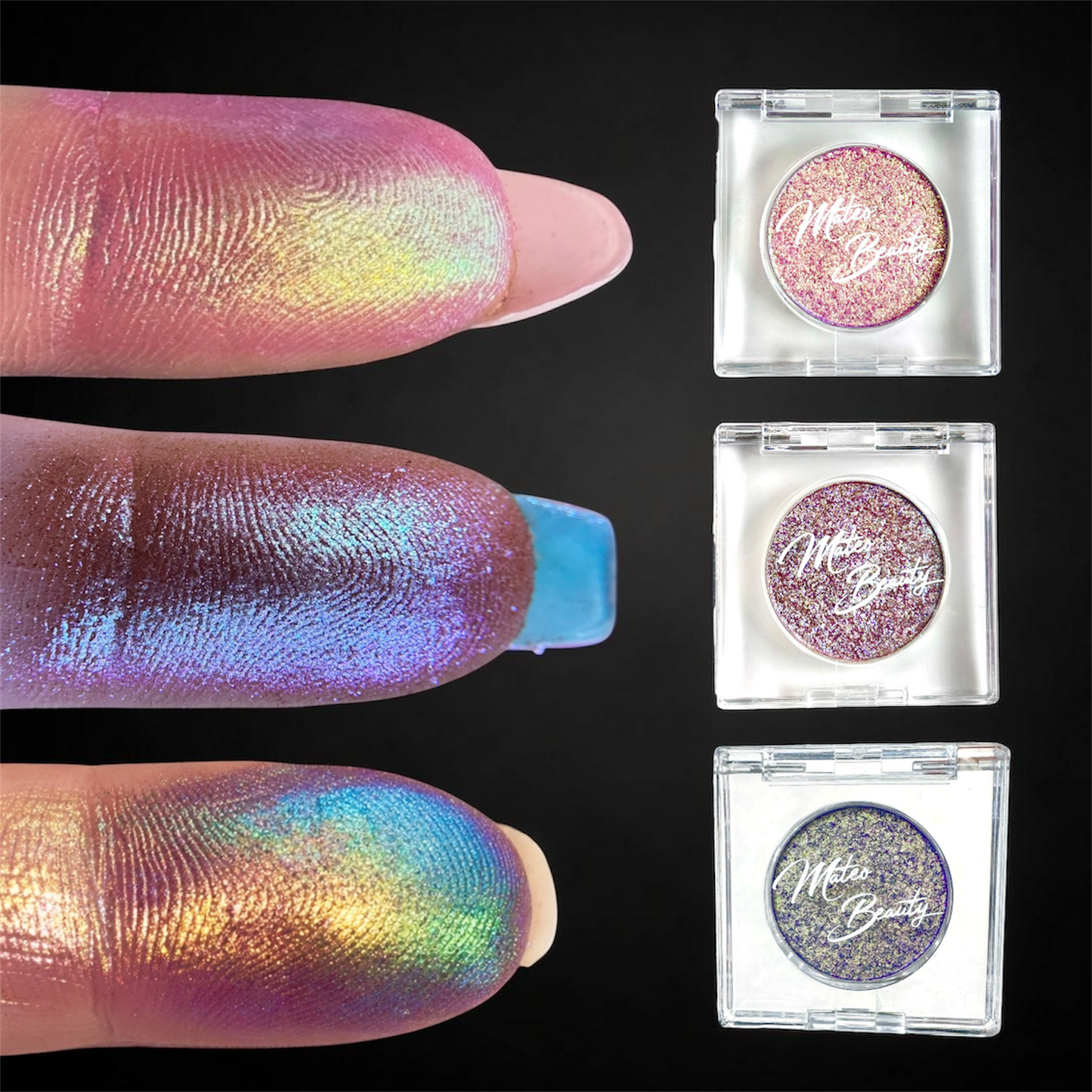 Multi-Chrome Shimmer Eyeshadow In Compact Case
