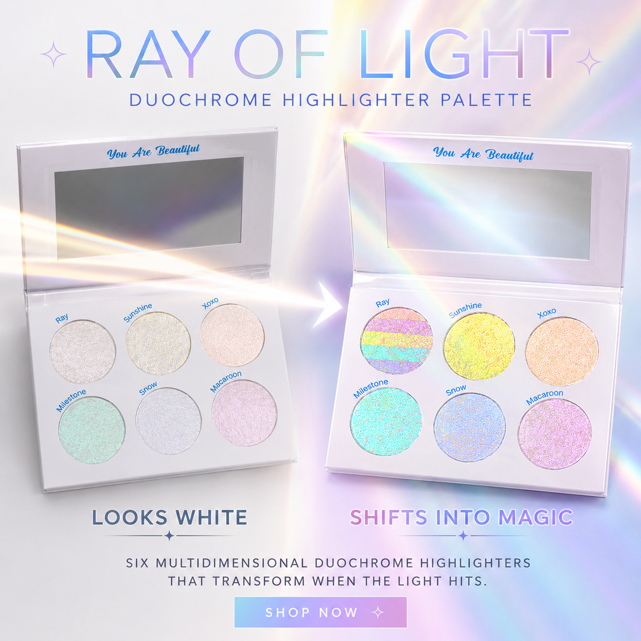 Ray of Light – Duochrome Highlighter Palette