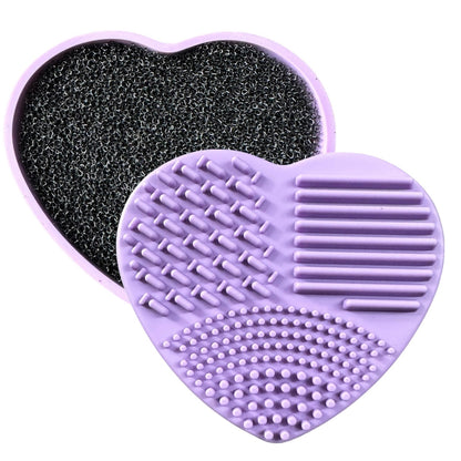 Eyeshadow Wet/Dry Brush Cleaning Heart - Ashley Mateo Beauty
